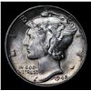 Image 2 : 1945-p Mercury Dime 10c Grades GEM++ Unc
