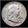 Image 2 : 1948-d Franklin Half Dollar 50c Grades Select Unc