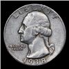 Image 2 : 1938-p Washington Quarter 25c Grades xf+