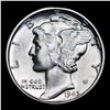 Image 2 : 1945-p Mercury Dime 10c Grades GEM++ Unc