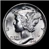 Image 2 : 1944-d Mercury Dime 10c Grades GEM+ FSB
