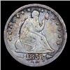 Image 2 : 1853 Arrows & Rays Seated Liberty Quarter 25c Grades vf++