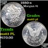 Image 1 : 1880-s Morgan Dollar $1 Grades Select Unc PL