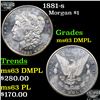Image 1 : 1881-s Morgan Dollar $1 Grades Select Unc DMPL