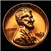 Image 2 : Proof 1963 Lincoln Cent 1c Grades Gem++ Proof Red