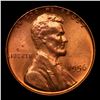 Image 2 : 1956-p Lincoln Cent 1c Grades GEM+ Unc RB