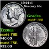Image 1 : 1944-d Mercury Dime 10c Grades Select Unc+ FSB