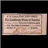 Image 2 : C.S.A.Bond $3 Coupon Feb 20th 1876 Grades Select CU