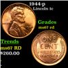 Image 1 : 1944-p Lincoln Cent 1c Grades GEM++ Unc RD