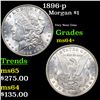 Image 1 : 1896-p Morgan Dollar $1 Grades Choice+ Unc