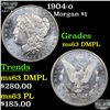 Image 1 : 1904-o Morgan Dollar $1 Grades Select Unc DMPL
