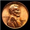 Image 2 : 1956-d Lincoln Cent 1c Grades Gem+ Unc RD
