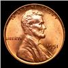 Image 2 : 1951-d Lincoln Cent 1c Grades Choice+ Unc RD