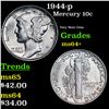 Image 1 : 1944-p Mercury Dime 10c Grades Choice+ Unc