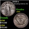 Image 1 : 1929-p Standing Liberty Quarter 25c Grades vf+