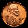 Image 2 : 1947-d Lincoln Cent 1c Grades GEM Unc RD