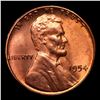 Image 2 : 1954-p Lincoln Cent 1c Grades GEM+ Unc RD