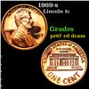 Image 1 : Proof 1969-s Lincoln Cent 1c Grades Gem++ Proof Red Deep cameo