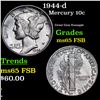 Image 1 : 1944-d Mercury Dime 10c Grades GEM FSB