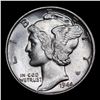 Image 2 : 1944-d Mercury Dime 10c Grades GEM FSB