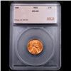 Image 4 : 1946-p Lincoln Cent Near TOP POP! 1c Graded ms66+ rd BY SEGS