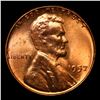 Image 2 : 1957-p Lincoln Cent 1c Grades GEM+ Unc RD