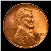 Image 2 : 1939-d Lincoln Cent 1c Grades GEM++ RB