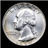 Image 2 : 1954-p Washington Quarter 25c Grades GEM++ Unc