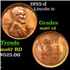 Image 1 : 1955-d Lincoln Cent 1c Grades GEM++ Unc RD