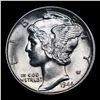 Image 2 : 1944-d Mercury Dime 10c Grades GEM+ FSB
