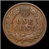 Image 3 : 1876 Indian Cent 1c Grades vf++