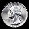 Image 2 : 1951-d Washington Quarter 25c Grades GEM+ Unc