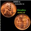 Image 1 : 1955-s Lincoln Cent 1c Grades Choice Unc RD