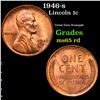 Image 1 : 1946-s Lincoln Cent 1c Grades GEM Unc RD
