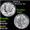 Image 1 : 1944-p Mercury Dime 10c Grades GEM+ Unc