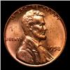 Image 2 : 1958-p Lincoln Cent 1c Grades Choice+ Unc RD