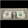 Image 2 : **Star Note** 1999 $1 Green Seal Federal Reserve Note  Grades Gem+ CU