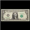 Image 4 : **Star Note** 1999 $1 Green Seal Federal Reserve Note  Grades Gem+ CU