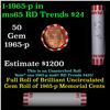 Image 1 : Shotgun Lincoln 1c roll, 1965-p 50 pcs Bank Wrapper.