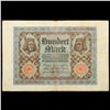 Image 2 : 1920 Germany Weimar Republic 100 Marks Post-WWI Hyperinflation Banknote Grades vf+