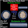 Image 1 : Buffalo Nickel Shotgun Roll in Old Bank Style 'Bell Telephone'  Wrapper 1924 &d Mint Ends