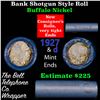 Image 1 : Buffalo Nickel Shotgun Roll in Old Bank Style 'Bell Telephone'  Wrapper 1927 &d Mint Ends