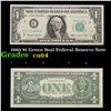 Image 1 : 1963 $1 Green Seal Federal Reserve Note  Grades Choice CU