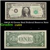 Image 1 : 1963A $1 Green Seal Federal Reserve Note  Grades Choice CU