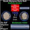 Image 1 : Buffalo Nickel Shotgun Roll in Old Bank Style 'Bell Telephone'  Wrapper 1926 &d Mint Ends