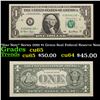 Image 1 : *Star Note* Series 2001 $1 Green Seal Federal Reserve Note Grades Gem CU