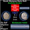 Image 1 : Buffalo Nickel Shotgun Roll in Old Bank Style 'Bell Telephone'  Wrapper 1927 &s Mint Ends