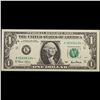Image 2 : *Star Note* Series 2001 $1 Green Seal Federal Reserve Note Grades Gem+ CU