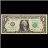 Image 2 : **Star Note** 2009 $1 Green Seal Federal Reserve Note Cleveland OH Grades Gem++ CU.