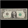 Image 2 : **Star Note** 2003 $1 Green Seal Federal Reserve Note  Grades Gem CU